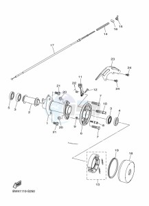 YFZ50 (BW4H) drawing REAR BRAKE