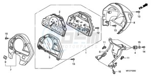 CB600FA39 Europe Direct - (ED / ABS ST) drawing METER