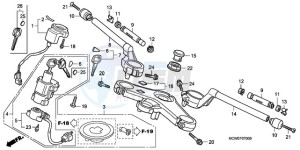 VFR8009 Ireland - (EK / MME TWO) drawing HANDLE PIPE/TOP BRIDGE