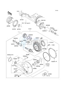 VN 1500 E [VULCAN 1500 CLASSIC] (E2-E6) [VULCAN 1500 CLASSIC] drawing DRIVE SHAFT_FINAL GEAR