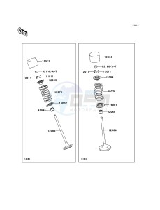 VERSYS KLE650CDF XX (EU ME A(FRICA) drawing Valve(s)