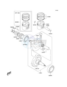 KLX 125 B [KLX125L] (B1-B3) [KLX125L] drawing CRANKSHAFT_PISTON-- S- -