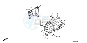 NSA700A9 E / MKH MME drawing ENGINE SIDE COVER