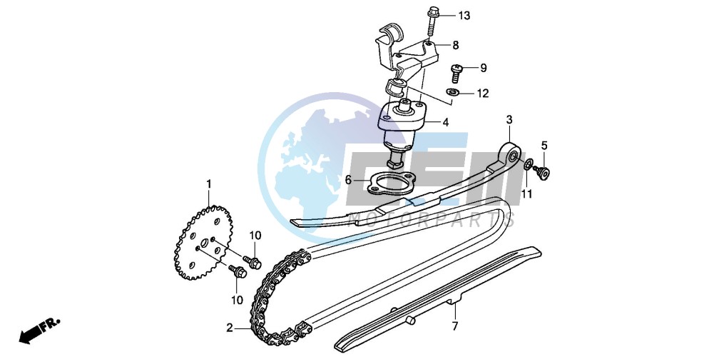 CAM CHAIN/TENSIONER