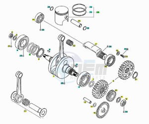 Scarabeo 50 2t (eng. Minarelli) drawing New Concept top box