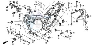 XL700V drawing FRAME BODY