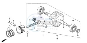 ST70 50 drawing CRANKSHAFT/PISTON