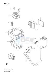 UH125Z BURGMAN EU drawing ELECTRICAL