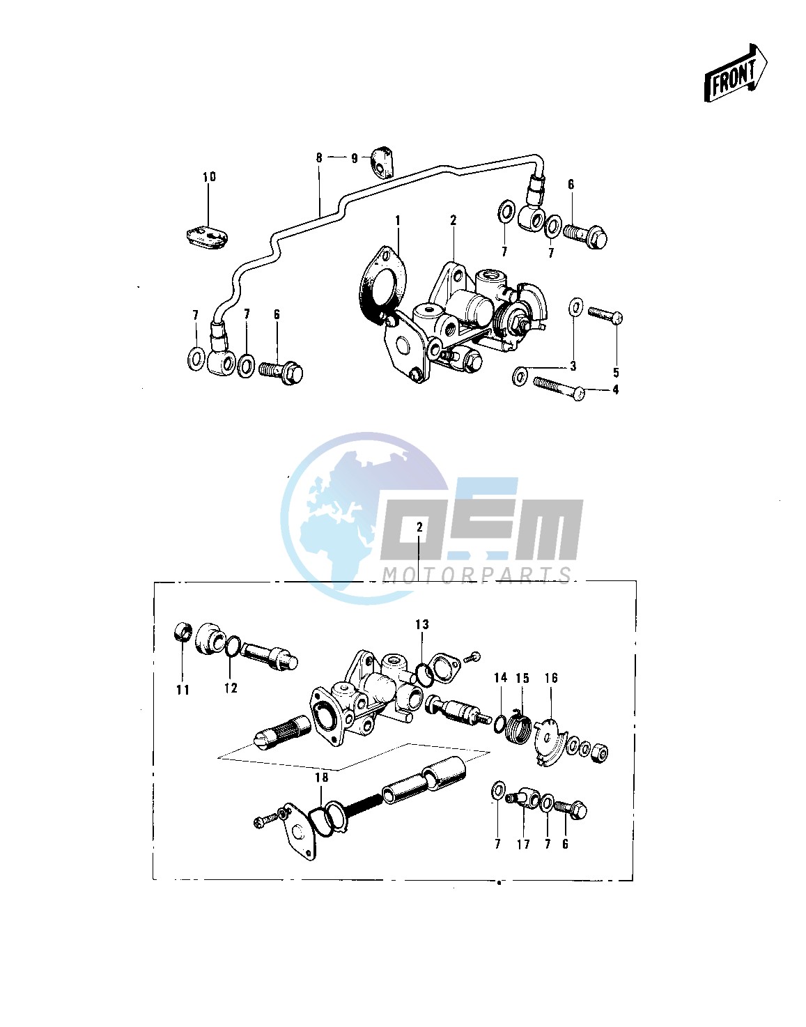 OIL PUMP -- 74-75 F7-C_F6-D- -