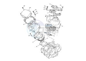 XVS A DRAG STAR CLASSIC 650 drawing CYLINDER