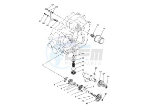 ATV 400 drawing OIL PUMP