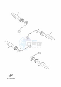 TRACER 7 MTT690-U (B5T3) drawing FLASHER LIGHT