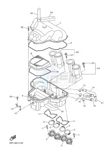 YBR125E (42PK) drawing INTAKE