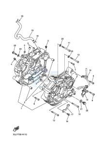 XV250 XV250M (BJP3) drawing CRANKCASE