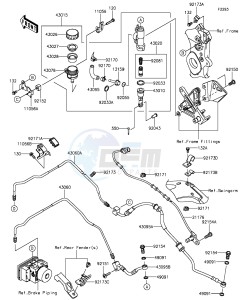 NINJA ZX-10R ABS ZX1000SGF XX (EU ME A(FRICA) drawing Rear Master Cylinder