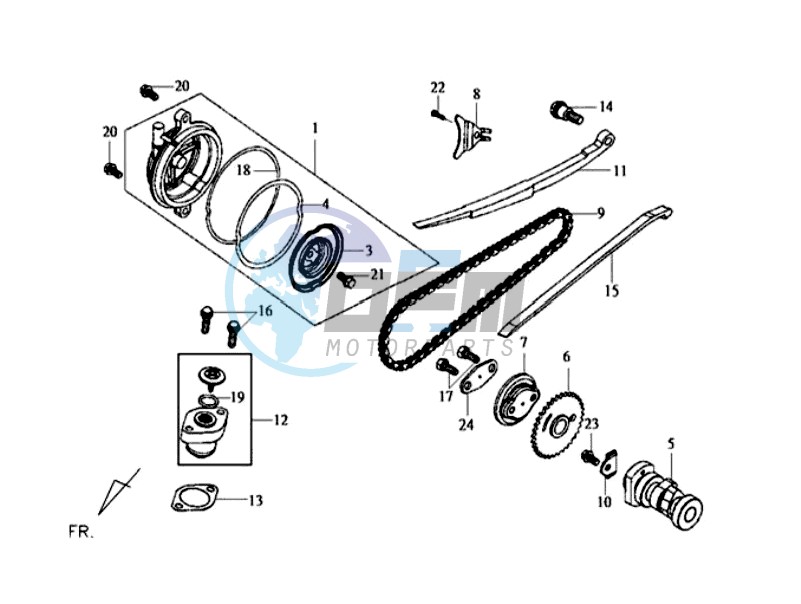 CYLINDER HEAD COVER / CAMSHAFT CHAIN