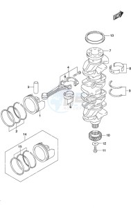 DF 175AP drawing Crankshaft