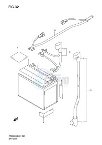 AN650 (E2) Burgman drawing BATTERY