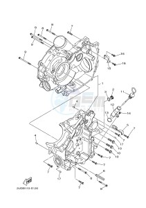 YFM700FWAD YFM70GPLH GRIZZLY 700 EPS (B1A6) drawing CRANKCASE