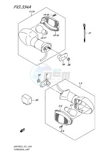 GSR750Z EU drawing TURNSIGNAL LAMP