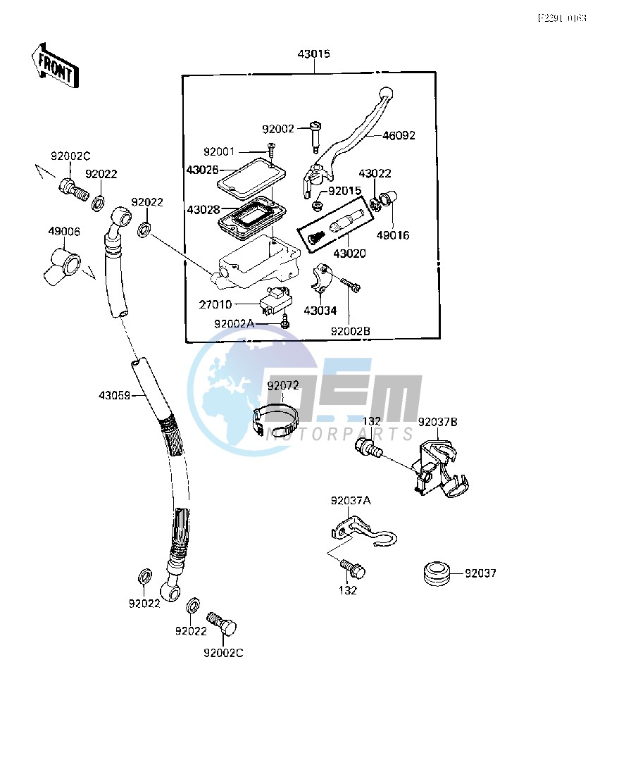 FRONT MASTER CYLINDER