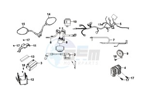 WOLF SB125Ni (L8) EU drawing BATTERY / MAGNETO / WIRING HARNESS