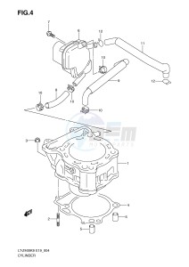 LT-Z400 (E19) drawing CYLINDER