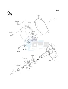 KVF 360 A [PRAIRIE 360 4X4] (A6F-A9F) A7F drawing RECOIL STARTER