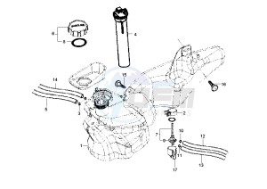 Liberty 2T RST 50 drawing Fuel Tank