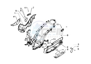 Beverly RST 125 drawing Floor panel