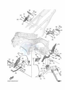 MT-09 SP MTN890D (BAMF) drawing STAND & FOOTREST