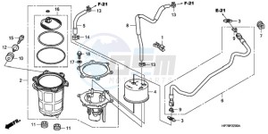 TRX420FPA9 Australia - (U) drawing FUEL PUMP