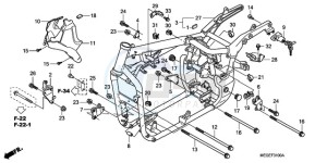 VT750C9 E / MKH MME drawing FRAME BODY