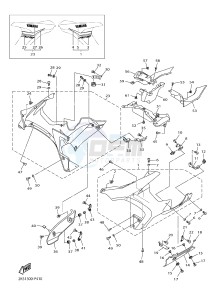 YZF-R1M 998 R3 (2KSC 2KSD) drawing COWLING 2