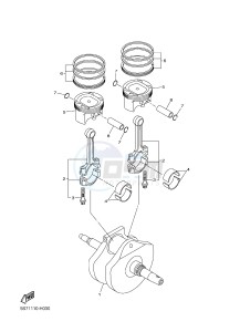 XVS950CR BOLT C-SPEC (B33J) drawing CRANKSHAFT & PISTON