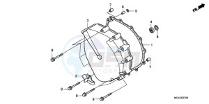 GL1800A ED drawing CLUTCH COVER