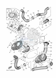 YXE1000EWS YX10EPSM (B4M2) drawing CRANKCASE COVER 1