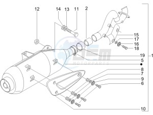 Runner 200 VXR 4t drawing Silencer