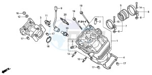 CBR125RW drawing CYLINDER HEAD (CBR125RW7)