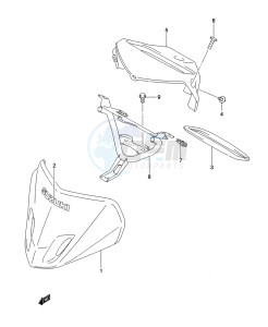 LT-A500XP Z drawing HANDLE COVER (LT-A500XPZL2 P17)