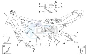 V7 Racer 750 drawing Frame I