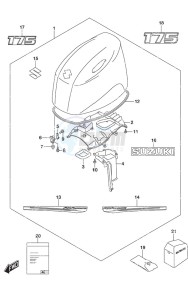 DF 175AP drawing Engine Cover