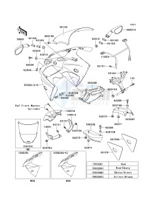 ZX 600 J [NINJA ZX-6R] (J1-J3) [NINJA ZX-6R] drawing COWLING-- ZX600-J1- -