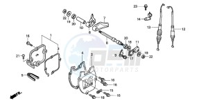 CR125R drawing FLAP VALVE (CR125R4)