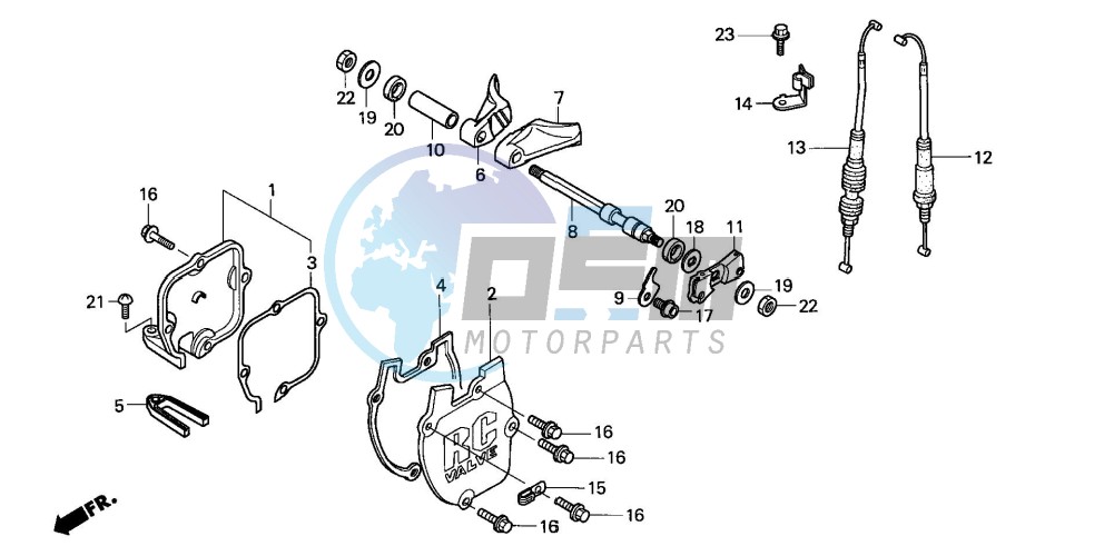 FLAP VALVE (CR125R4)