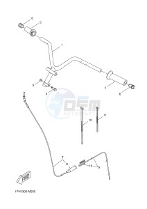 NS50 AEROX (1PH1 1PH1 1PH1 1PH1) drawing STEERING HANDLE & CABLE