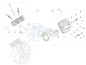 V7 III Stone 750 e4 (EMEA) drawing Cylinder head - valves