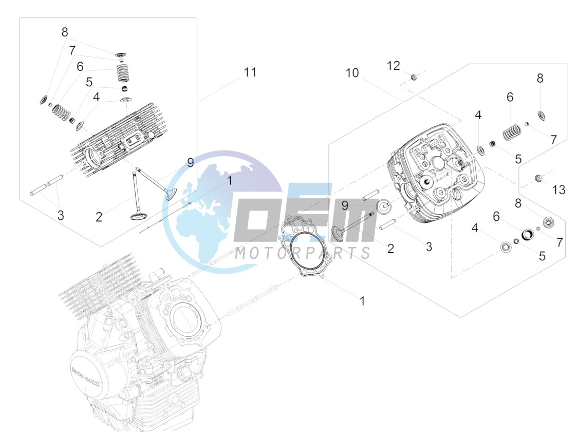 Cylinder head - valves