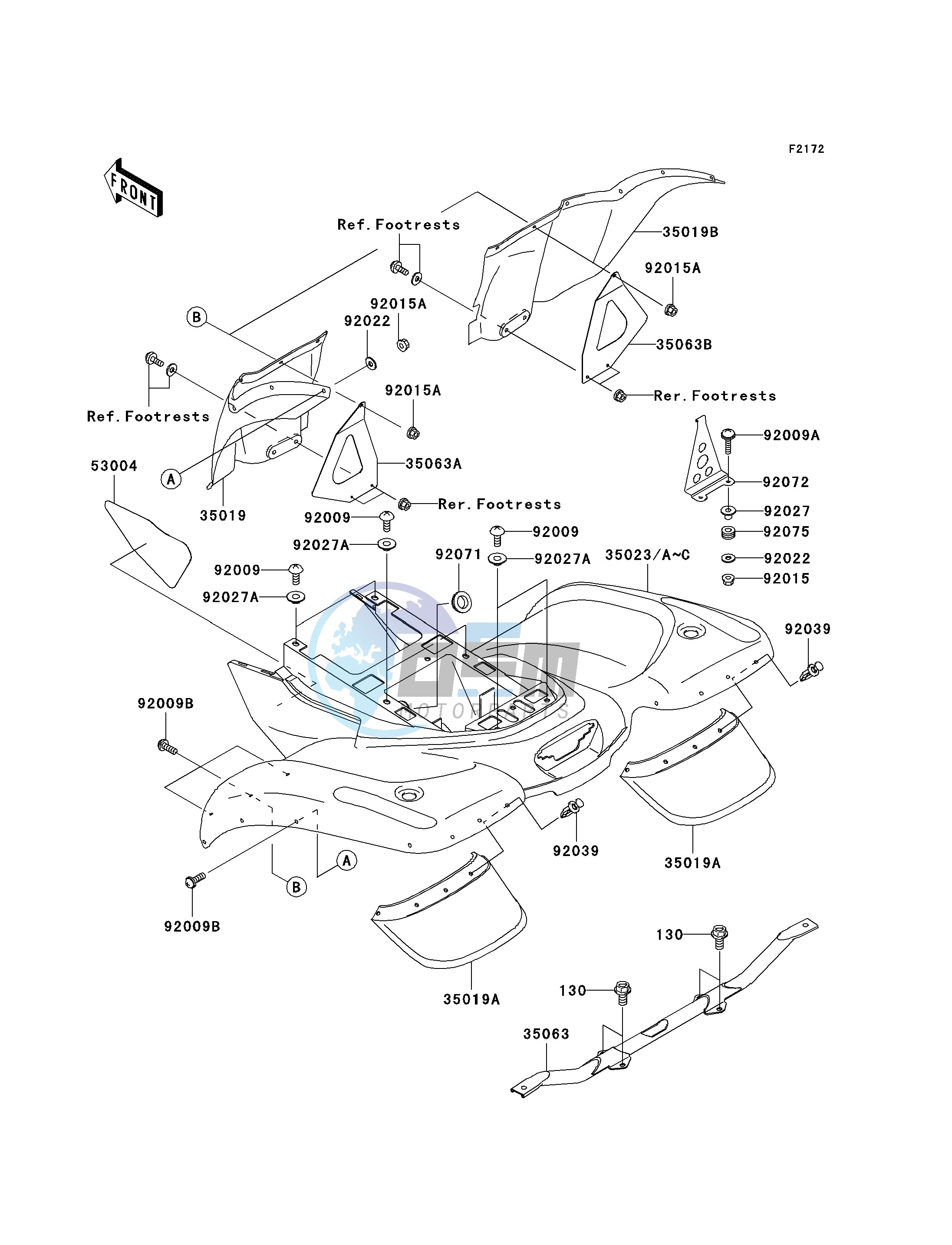 REAR FENDER-- S- -