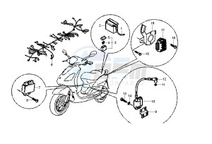 Fly 150 drawing Battery